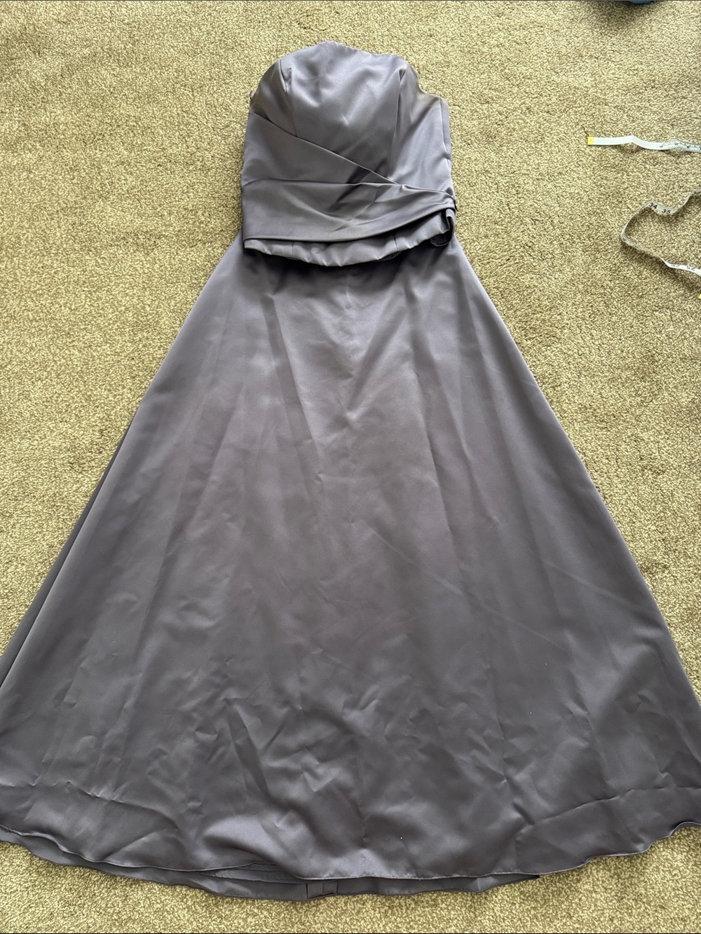 Mori Lee Strapless A-Line two piece Dress in light purple
